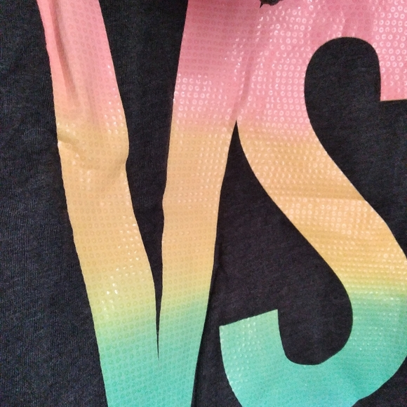 Victoria's Secret VS zip up hoodie shirt jacket, charcoal gray, NEW - Picture 9 of 11